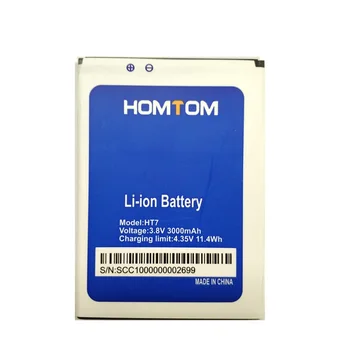 Naujas 3000mAh HT7 Baterijos Pakeitimo Homtom HT7 HT7Pro Mobiliojo Telefono Batterie atsargų +Sekimo Kodas