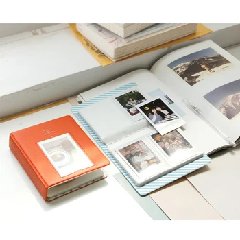 Mini foto albumo 64 kišenėje nuotraukų saugojimo failo formatas, skirtas Polaroid nuotraukos FujiFilm Instax kino dydžio mini 8 7s 25 50s 90 filmas