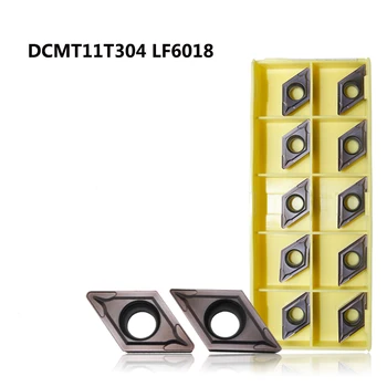 DESKAR originalus tekinimo įrankis DCMT070204-V. LF6018 DCMT070208 MV DCMT11T304 DCMT11T308 tekinimo įrankis karbidas peilis