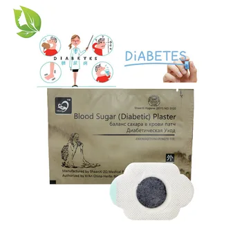 20pcs Kinijos 2 tipo diabeto gydymo pleistrai medicinos cukriniu diabetu gipso kontroliuoti kraujo cukrų, gliukozės, insulino tirpalas