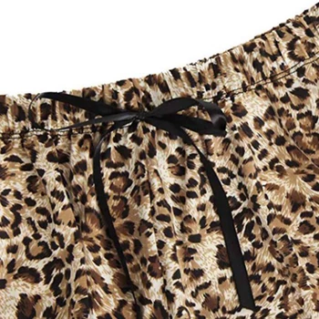 Moterų Pižama Seksualus Leopardas Spausdinti Sleepwear Pajama Nustatyti Ponios 