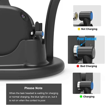 1 Nustatyti Greito Įkrovimo Stotis Ekranas Dock Stovas Laikiklis Oculus Quest VR Ausines
