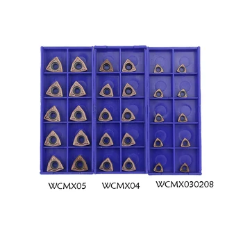 žema kaina 10VNT WCMX030208 WCMX040208 WCMX050208 WCMX060308 WCMX060308 AZC330 Cutter Tekinimo įrankiai u karbido gręžimo įterpti