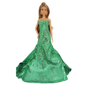 Vakaro Aprangos Komplektus BJD Doll Suknelė Drabužius Barbie Priedai Žaisti Namuose Padažu