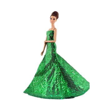 Vakaro Aprangos Komplektus BJD Doll Suknelė Drabužius Barbie Priedai Žaisti Namuose Padažu