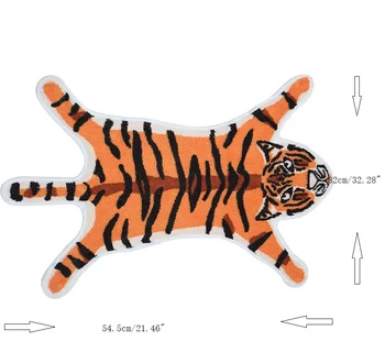 Naujas 3D Tigras Neteisėtų Vaikų Vonios kambarys Kilimų Gyvenimo Kambario, Miegamasis Gyvūnų Spausdinti Prieškambario Kilimas Virtuvės Grindų Kilimėlis Įėjimo Doormats