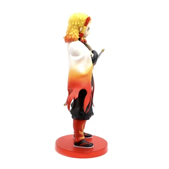 23cm Demon Slayer Rengoku Kyoujurou PVC Veiksmų Skaičiai Žaislai Anime Kimetsu Nr. Yaiba Modelis Statulėlės Žaislas, Lėlė