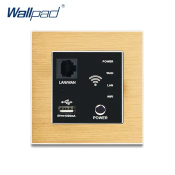 Sienos Įtaisytą Belaidžio WIFI AP Router Telefono USB Lizdą Sienos Kroviklis WiFi Smart Lizdas Elektros USB Sienos Lizdai Kartotuvų