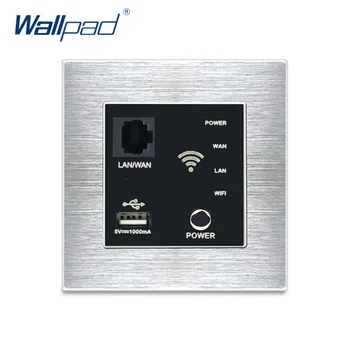 Sienos Įtaisytą Belaidžio WIFI AP Router Telefono USB Lizdą Sienos Kroviklis WiFi Smart Lizdas Elektros USB Sienos Lizdai Kartotuvų