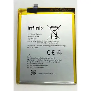 Ansheng Aukštos Kokybės 4000mAh BL-40BX baterija Infinix 2 Pastaba X600 BL-40BX mobilusis telefonas