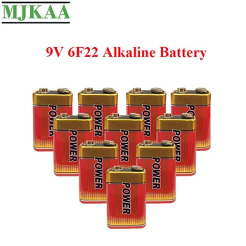 MJKAA 10VNT 6F22 Antsvorio 9V Baterija Originalus, Aukštos Kokybės Anglies Cinko Baterijos, 9 Voltų Žaislų Nuotolinio Valdymo Lašas Laivybos
