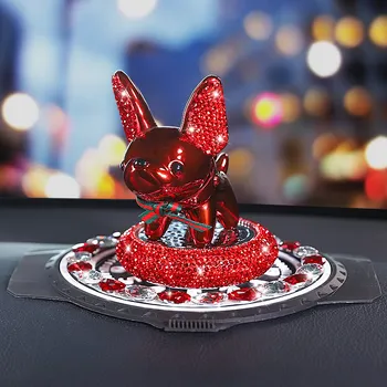 2020 M. Naujų Automobilių Vidaus Apdaila, Mielas Animacinių Filmų Ju Raudona Laimingas Šuo Ornamentu Kūrybinė Asmenybė Diamond Center 