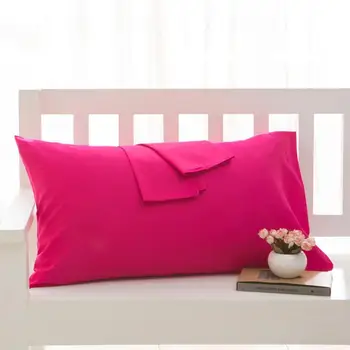55 medvilnės užvalkalas vientisos spalvos pagalvė padengti 40 * 60 cm, 50 * 70 cm, 50 * 75 cm, 50 * 90 cm pagalvės užvalkalą patalynės Pritaikoma