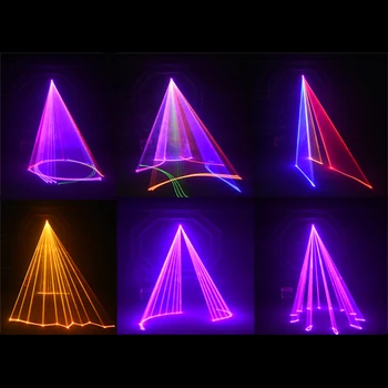 1400mW DMX 512 Skaitytuvas lazerio šviesa RGB spalvinga Šalis Kalėdos DJ Disco Lazerio Šviesos