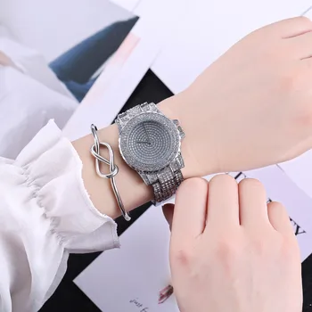 Mujer zegarek damski bayan kol saati relojes para Moterų Mados Nerūdijančio Plieno Juosta Kvarcinis Analoginis Turas Riešo Žiūrėti