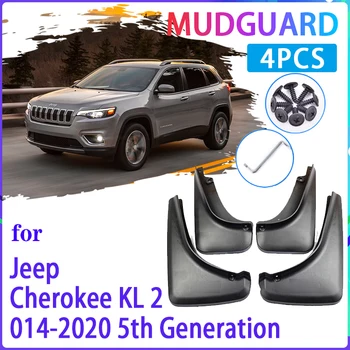Automobilių Purvo Atvartais už Jeep Cherokee KL~2020 m. m. 2016 m. 2017 m. 2018 m. 2019 m. Mudguard Splash Apsaugai Sparnas Mudflaps Auto Priedai