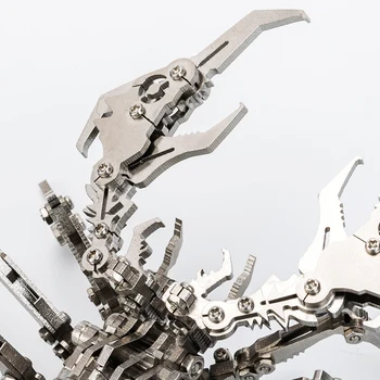 Robotas Vabzdžių Scorpion 3D Plieno Metalo Gatavo 