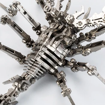 Robotas Vabzdžių Scorpion 3D Plieno Metalo Gatavo 