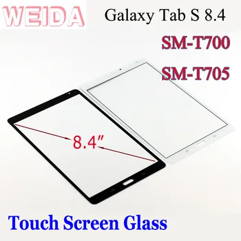WEIDA Ekrano Replacment Samsung Galaxy Tab S 8.4 SM-T700 SM-T705 Jutiklinio Ekrano Stiklo plokštė