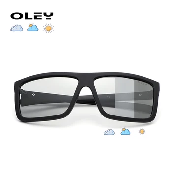 OLEY klasikinis poliarizuota sporto akiniai nuo saulės mados photochromic akiniai ruožas dažų naktinio matymo akiniai Paramos logotipą