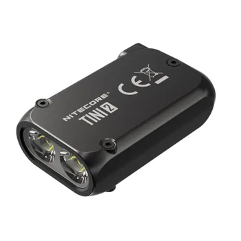 NITECORE TINI2 LED Žibintuvėlis 500 LM OLED Pažangų Dual-Core Raktas, Žibintuvėlis, APC Miego Technologija, Naudojant USB Tipo C Baterija