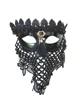 H3321 Italijos Venecijos Karnavalas Kačių Kaukė White Black Masquerade Baigimo Šalis Aksesuarai Moterims, Elegantiška, Helovyno Cosplay Kaukės