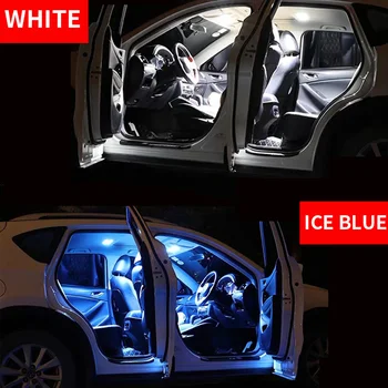 14pcs Automobilių Reikmenys Baltas Interjeras, LED elektros Lemputes Paketą Rinkinys Už 2001-2003 M. 