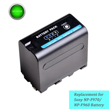 NP-F970 NP-F960 Fotoaparato Bateriją 7800mAh 7.2 V, su LED Maitinimo Indikatorius-Sony DCR-VX2100E PD190P MVC-CD1000 HVR-HD1000U Kamera.