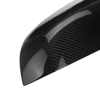Naujas Nekilnojamojo Anglies Pluošto/ABS 2x Automobilio Galinio vaizdo Šoniniai Durelių Veidrodėliai Padengti Kepurės Tiesioginis pakaitalas 