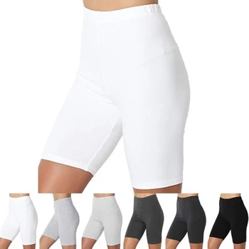 Fitneso Antblauzdžiai Moterims 2020 Atsitiktinis Vasaros Apačioje Elastinga Juosmens Slim Kelnės Kelio Ilgis Kelnės Plius Dydis Antblauzdžiai