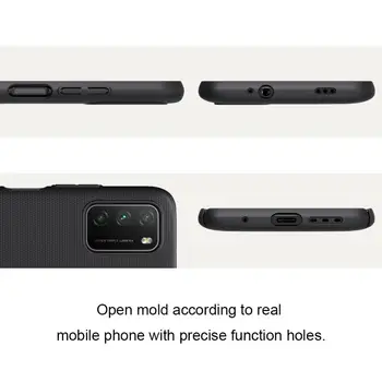 Už Xiaomi Poco M3 Atveju Nillkin Super Matinio apsaugoti kietas PC-Ultra Plonas Galinio Dangtelio Xiaomi Poco M3 Matinis Atveju