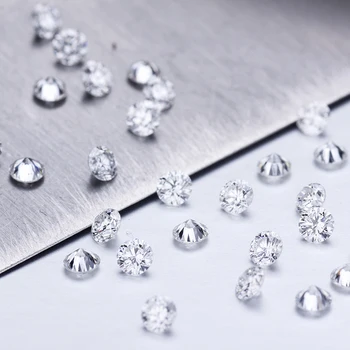 1ct/pak 0,8 mm-2,9 mm mažo dydžio DEF Balta Spalva VS aiškumo turas prarasti HPHT Lab deimantų Papuošalai priėmimo Aukštos Kokybės