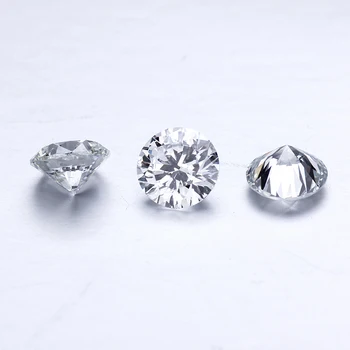 1ct/pak 0,8 mm-2,9 mm mažo dydžio DEF Balta Spalva VS aiškumo turas prarasti HPHT Lab deimantų Papuošalai priėmimo Aukštos Kokybės