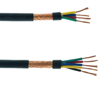 10Meters RVVP Ekranuotą Kabelį, Signalo Elektros Laidai Valdymo Signalo Linija 2/3/4/5 pin 0.3 0.5 0.75 1 1.5 2.5 mm, Vario Viela