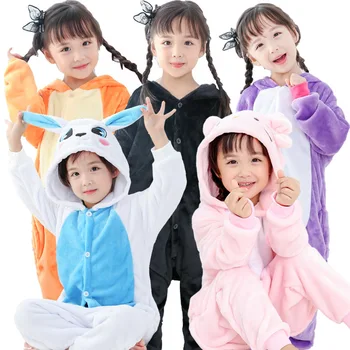 šilta pižama Gobtuvu Animaciją stilius, minkštas Vilnos pižama vaikams Unifrom plius sizeWinter įvairių stilių ir spalvų, Z3