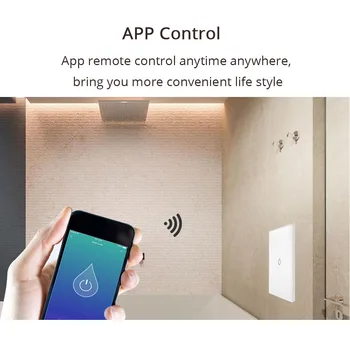 Zemismart 16A Smart Wifi Vandens Šildytuvas Katilo Jungiklis Jungikliai MUMS ES Touch Panel Laikmatis Lauko App Kontrolės Alexa 