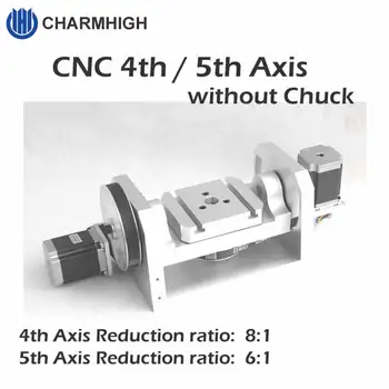CNC 4 kryptis / 5 ašių ( A aixs, Pasukimo ašis ) be chuck už cnc router cnc miiling mašina, geriausia kokybė! Nemokamas pristatymas