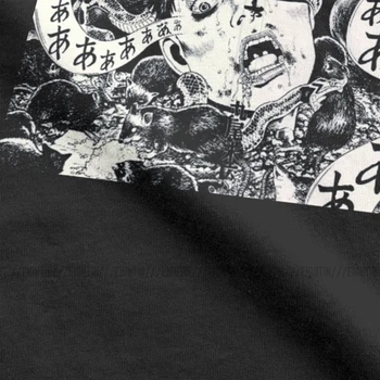 Derliaus Suehiro Maruo Gyvates Ir Mongooses T-Marškinėliai Vyrams, Medvilnės Marškinėliai Siaubo Japonijoje Manga Creepy Halloween Tees Trumpas Rankovės 6XL