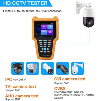 4 colių HD VAIZDO testeris ip kameros testeris stebėti ipc poe testeriai VAIZDO Vaizdo Kamera testeris stebėti 4K TDR kabelis POE su HDMI