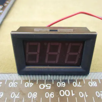 8pcs skirti 0,56 colių LCD DC 4.5-30 V Mėlyna LED Panel Meter Digital Voltmeter su Dviejų laidų Elektros Prietaisai Įtampos Metrų amf0100