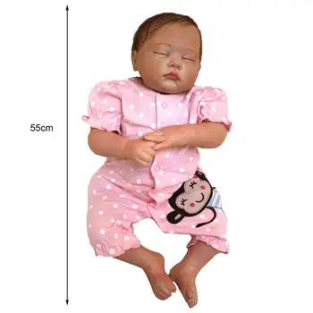 NPK 55cm naujagimių modeliavimas , reborn baby , mergina kūno minkšta šluoste bamblys V5Q6
