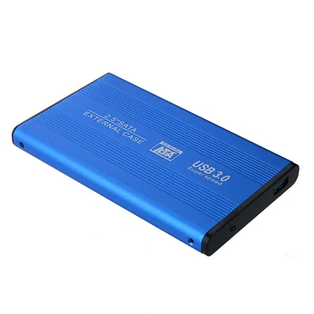 Metalo USB3.0 HDD Talpyklos 2,5 colio SATA SSD Kietąjį Diską Atveju Paramos 2TB Mobile Išorinis HDD dėklas su USB 3.0 Kabelį