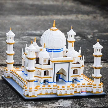 Naujas Balody Architektūros blokuoti nustatyti Orientyrus Taj Mahal Palace Modelio Blokai Vaikų Žaislai Švietimo Plytų Vaikams Dovanos
