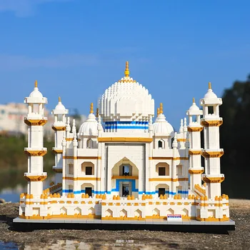 Naujas Balody Architektūros blokuoti nustatyti Orientyrus Taj Mahal Palace Modelio Blokai Vaikų Žaislai Švietimo Plytų Vaikams Dovanos