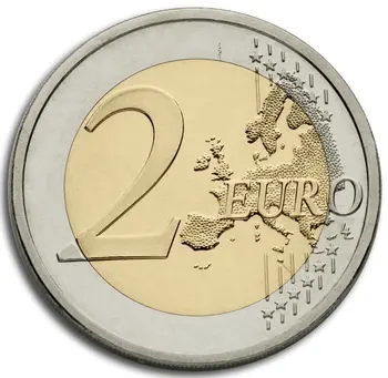 Suomija 60-Ąsias Jungtinių Tautų 2 Eurai 2005 m. Realių Originalus Monetų Valiutos Monetų Unc