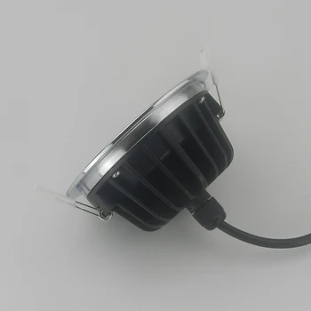 Chromuotas paviršius IP65 vandeniui lubų įterptųjų AC220V 9W / 7W / 5W LED downlight vonios dušo kambarys, sauna