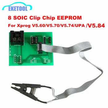 EEPROM Valdybos Adapteris, 8 Soic Įrašą Xprog V5.60/V5.70/V5.84/V5.86/V6.12 UPA Žalia V1.3 Žalios PCB Plokštę Soic 8 Sop8 Bandymo Įrašą