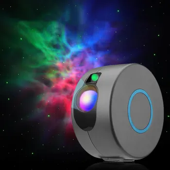 Lazerio Galaxy Žvaigždėtas Dangaus Projektorius Sukasi Naktį Šviesos diodų (LED) Ūkas Galaxy Projektoriaus Nuotolinio Valdymo Atmospher Miegamojo Puošimas Lempos
