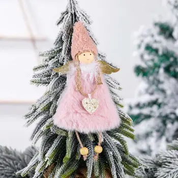 3pcs/set Mielas Kalėdų Širdyje, Angel Doll Žaislas Papuošalas Kabo Kalėdų Medžio Apdaila