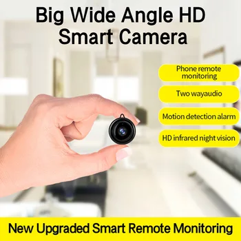 Mini IP vaizdo Kamera Wifi HD Belaidžio Namų Apsaugos Kamera, Naktinis Matymas, Judesio Aptikimas dvipusis Audio Baby Monitor Stebėjimo kamerų